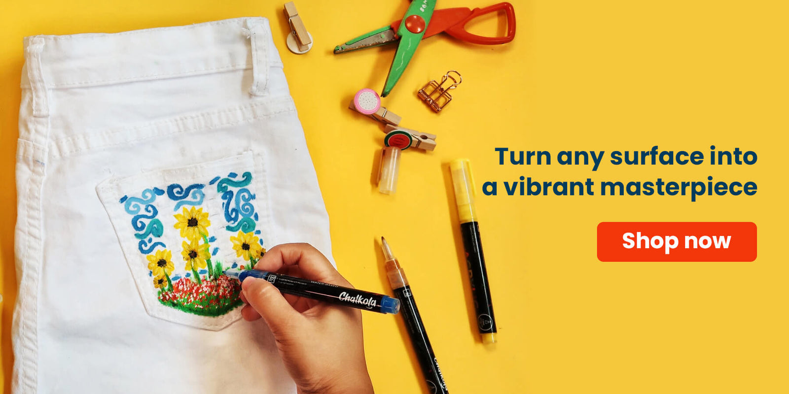 Pants Art with Chalkola