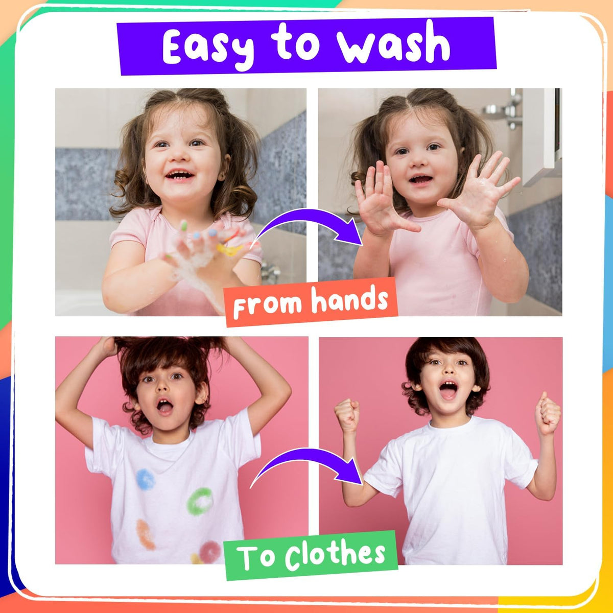 Chalkola 8 Count Washable Dot Markers