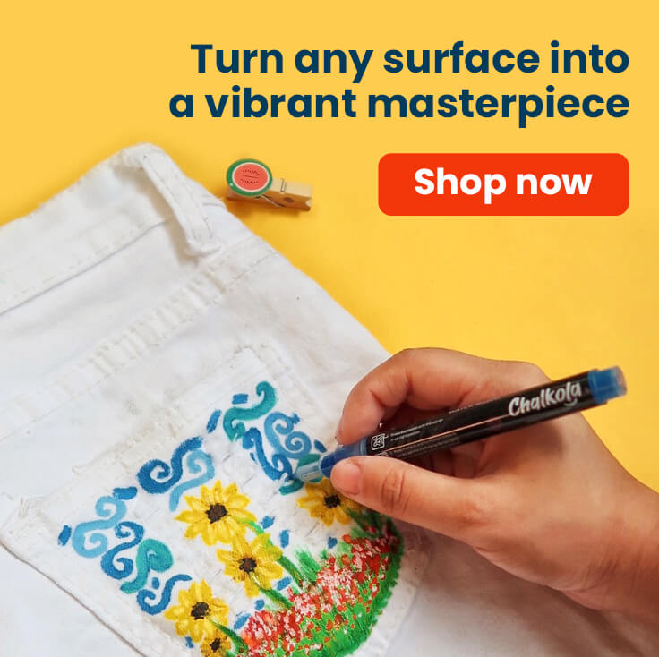 Pants Art with Chalkola