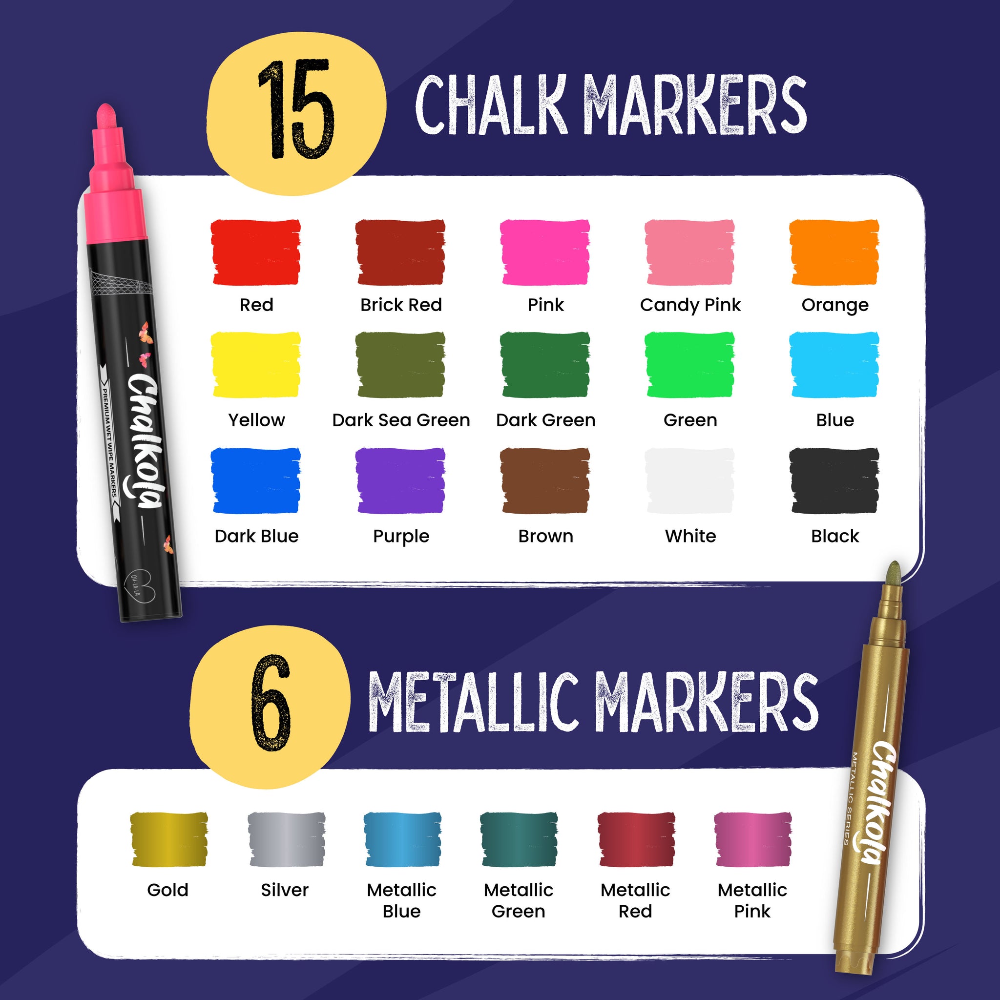 Best chalk markers to use on blackboards, glass and ceramics in