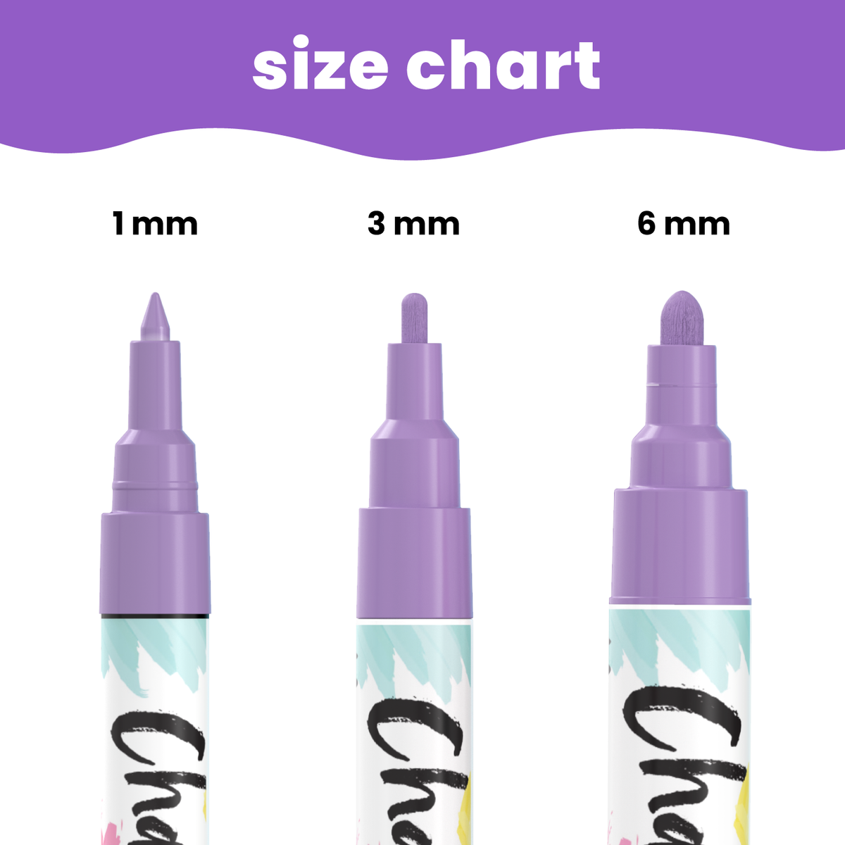 Vintage Colour Liquid Chalk Markers - Pack of 10