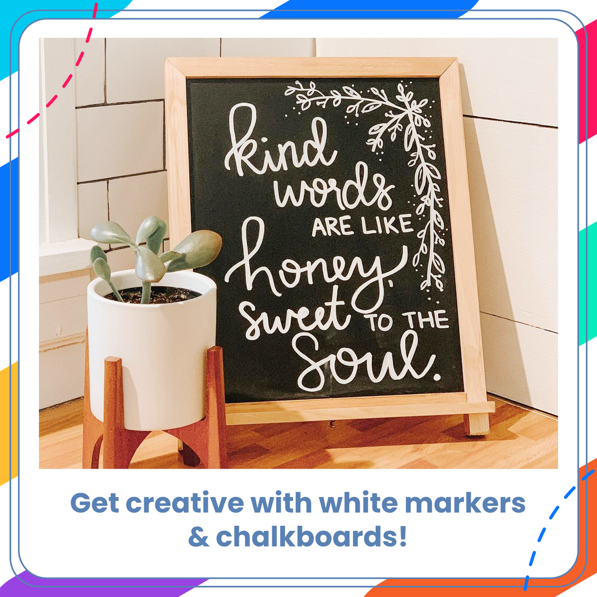 White Chalkboard Markers - Variety Pack of 5 | Fine and Jumbo Nib