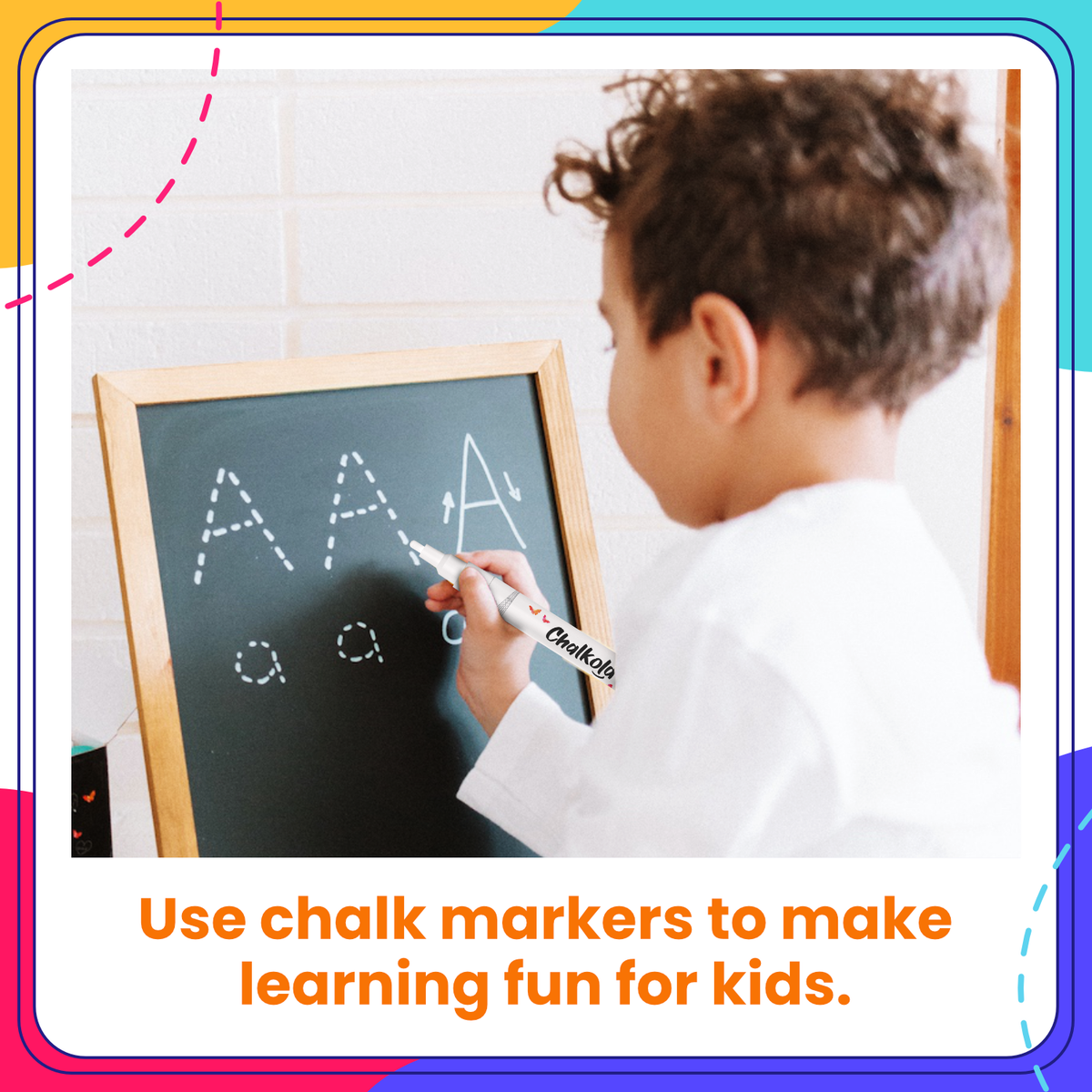 White Liquid Chalk Marker Pen (6 Pack)