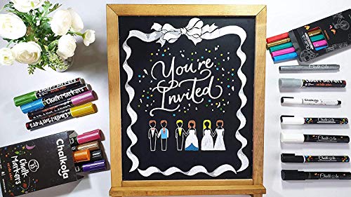 Rustic ChalkBoard Sign With Non-Porous Magnetic Surface