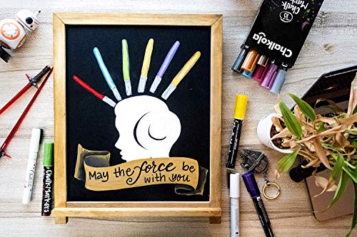 Rustic ChalkBoard Sign With Non-Porous Magnetic Surface