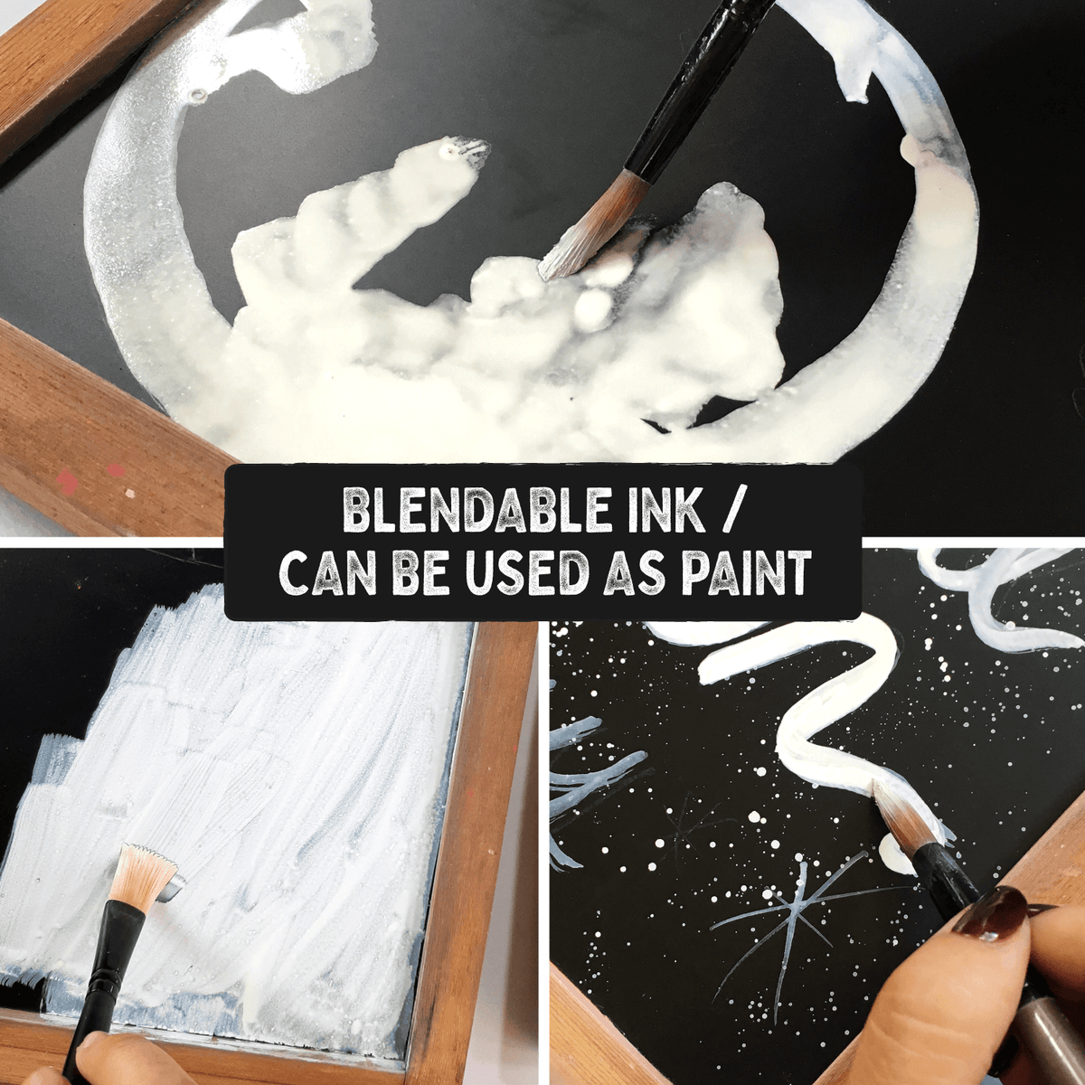 White Liquid Chalk Marker Pen - 6mm Reversible Tip (3 Pack)